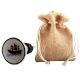 Black Boat Flat Ceramic Wine Bottle Stopper 